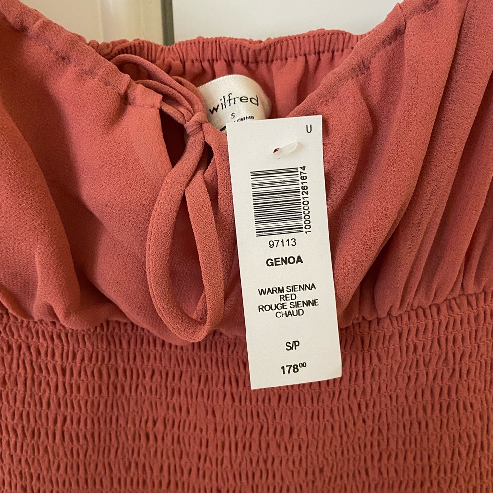 Women's Dusty Rose Spaghetti Strap Midi Dress - Picture 4 of 4